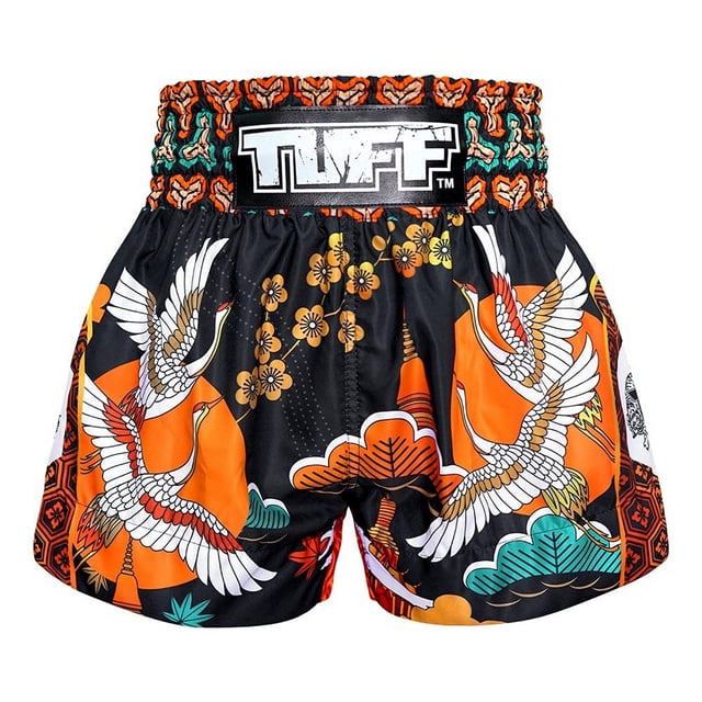 Pantalones cortos de boxeo de muay thai Tuff Sport de estilo