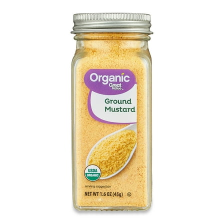 Great Value Organic Mustard Ground, 1.6 oz