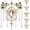E, variant on Stained Glass Blessing Collection | Stained Blessing Collection Suncatcher, Christian Angel Series, Translucent Glass Crystal Craft, Prayer Room Window Decor, 1 Pack