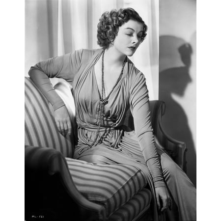 Myrna Loy posed on Couch Photo Print (8 x 10) | Walmart Canada