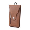 thumbnail image 1 of Paquete de cintura para hombre con cerrojo de bolsa de billetera de cuero de PU simple para trabajar corriendo para teléfono, 1 of 5
