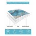 thumbnail image 5 of Aqua Ombre Beach Twin XL Size Down Alternative Comforter, Lightweight Comforter Quilt Bedding Set with Pillow Shams Coastal Nautical Summer Seaside All Seasons Bed Comforter Duvet Insert 68"x98", 5 of 7