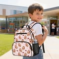 thumbnail image 4 of HUIACONG 13.5 Inch Cute Capybara Cherry Heart Kids School Backpack Water Resistant Multi-Pocket Adjustable Breathable Padded Shoulder Straps Lightweight Large Capacity Bookbag for Preschool, 4 of 7