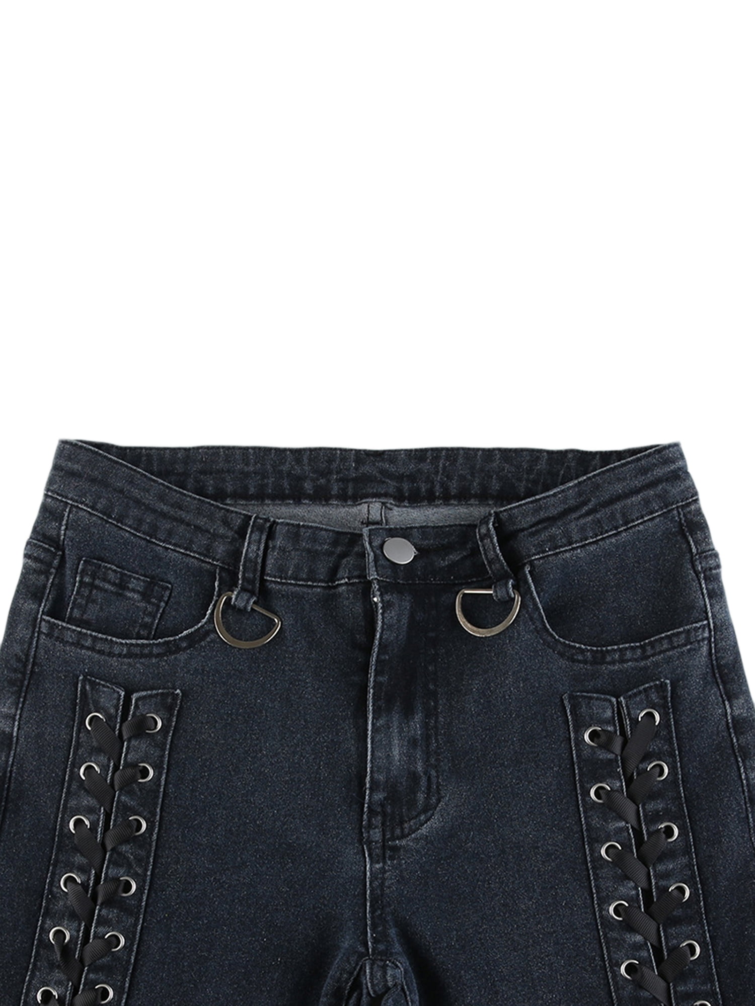 Kmbangi Women's Casual Long Jeans 