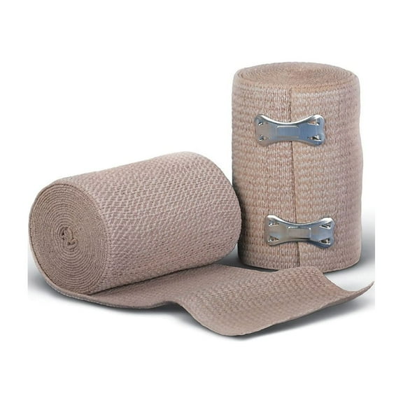 Medline Soft-Wrap Non-sterile Elastic Bandages Beige 5 yds L x 2" W 10/Box MDS046002ZZ