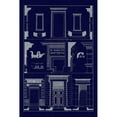 thumbnail image 3 of Buhlmann, J. 11x14 Black Modern Framed Museum Art Print Titled - Doorways (Blueprint), 3 of 5