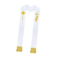 thumbnail image 4 of Estola sacerdotal, estola clerical bordada para , suministros para fiestas de bodas, 4 of 8