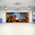 thumbnail image 5 of Holloyiver Christmas Nativity Garage Door Banner 6.5x4.9 ft, Large Christmas Garage Door Decorations, The Season Backdrop Background for Photo Holy Nativity Christmas Party Outdoor Banner, 5 of 5