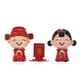 thumbnail image 1 of Tomfeel Boda Muñecas Boda Divertido Banco de Dinero de resina Ornamento Boda China Regalo Rojo Caja Tomshoo Adornos, 1 of 5