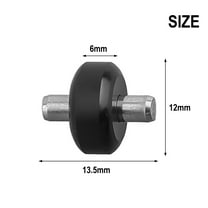 BCLONG 2pcs Vacuum Cleaner Wheels Spare Parts For Tineco Floor 3 S3 S3 Breeze For IFLOOR 3