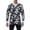 City Camo, variant on Men's Heavyweight Cotton Long Sleeve Thermal Shirt - White - Small