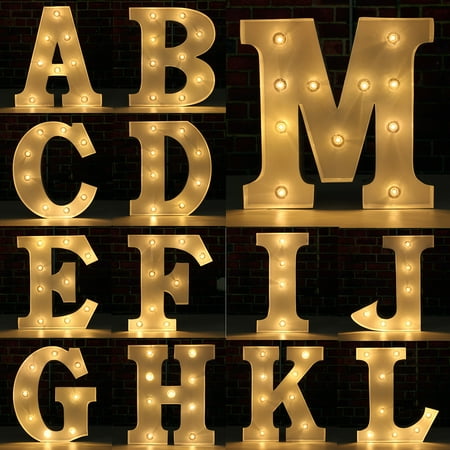 9 led metal marquee