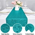 thumbnail image 7 of Xoxingysm Table Cloth Square Sequin Tablecloth 11.8''X63'' Glitter Sequin Sequin Fabric Tablecloth Shiny Tablecloth Cover for Birthday Wedding Party Tablecloth, 7 of 7