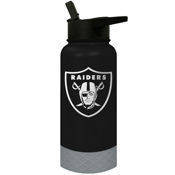 Las Vegas Raiders 32oz. Logo Thirst Hydration Water Bottle