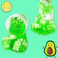 thumbnail image 4 of Cubo de gelatina prefabricado de color verde limón Slime Azeperoy Glimmer, 4 of 6
