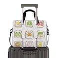 thumbnail image 2 of FORMRS 16" Laptop Bag Carrying Sleeve Case with Handle Travel Shoulder Briefcase, Toasts Pattern, 2 of 8