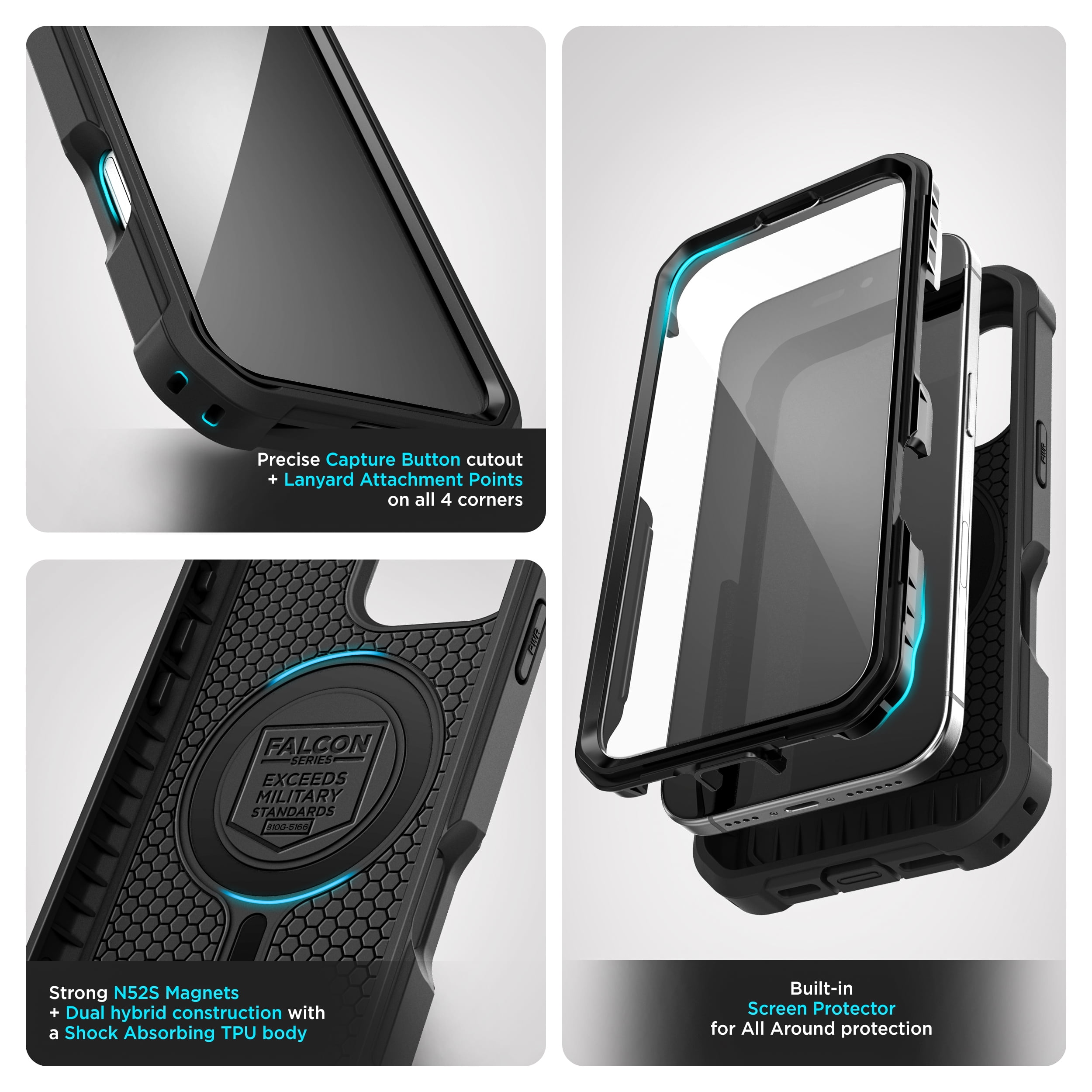 HGH Custodia in silicone per iPhone 12, custodia per iPhone 12, ultra