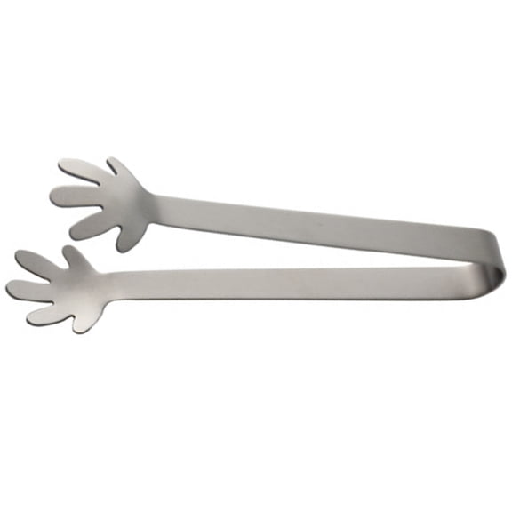 Stainless Steel Sugar Tongs Ergonomic Grip Small Kitchen Tongs For Ice Cubes Snacks Coffee Sugar Desserts BBQ Cooking