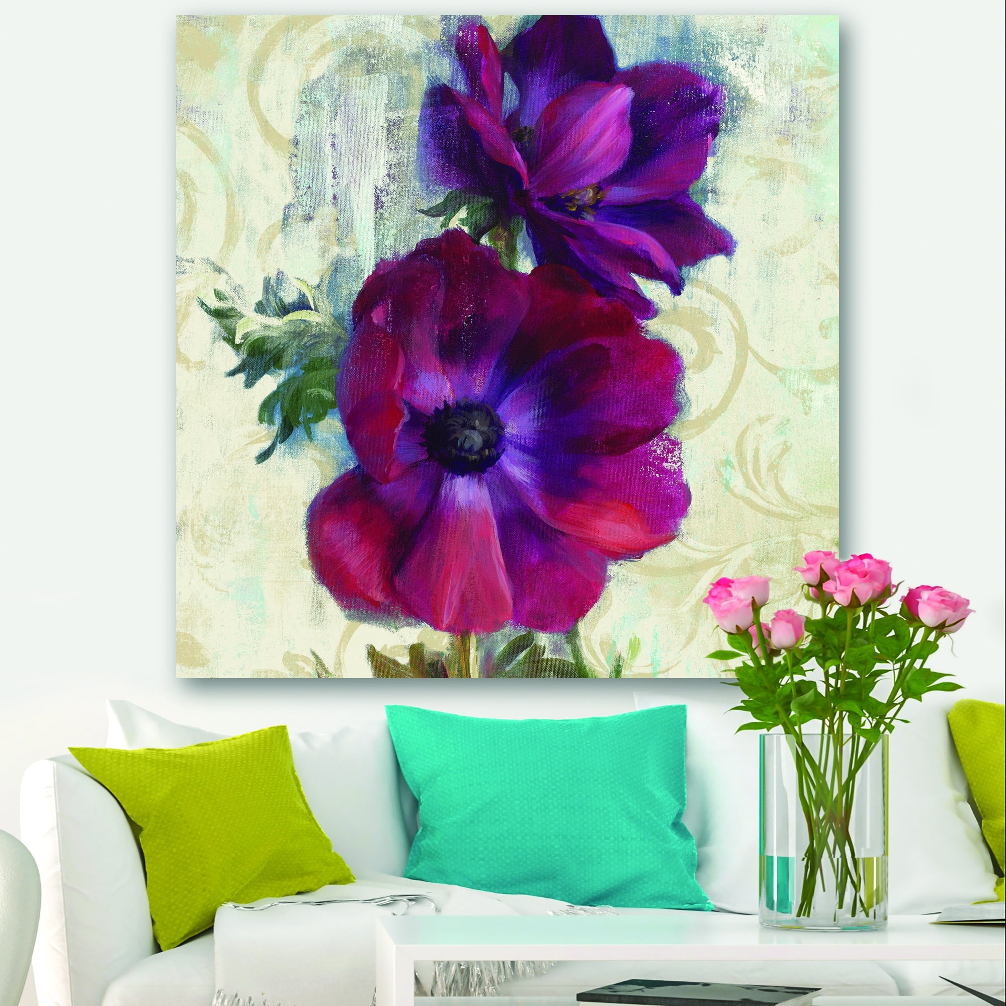 anemone bouquet buckle backpack