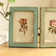 thumbnail image 7 of DESIGNICE Vintage Picture Frames,Tabletop Decor Small Picture Frames,Fine Craft Photo Frame,7.88"X5.91",Blue, 7 of 7