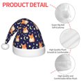 thumbnail image 4 of Balery Corgi Lying With Moons And Stars Pattern Santa Hat Christmas Hat Funny Christmas Hat Christmas Knitted Beanie Hat For Kids, 4 of 6