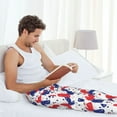 thumbnail image 6 of Patriotic Butterfly American Flag Men'S Pajama Pants Soft Sleep Lounge Pants Pjs Bottoms With Pockets 3x-Large, 6 of 6
