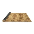 thumbnail image 2 of Ahgly Company Indoor Rectangle Abstract Brown Modern Area Rugs, 3' x 5', 2 of 4