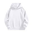 thumbnail image 6 of Resicozy Hoodies for Teen Girls Long Sleeve Pullover Sweatshirt Trendy Cute,Fall Winter Outfits,Soft Comfort,Back to School Clothes 3-14 Years White 150, 6 of 9