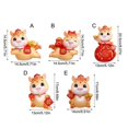 thumbnail image 3 of Modern New Year Horse Figurine Money Storage Box Durable Resin Crafts For Office Living Room Multicolor, 3 of 4