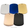 thumbnail image 4 of wholesale 100pcs stainless steel material Military card personalized pet id tag cat Artistic Font Double Sided Mirror effect ShopWise Round, 4 of 13