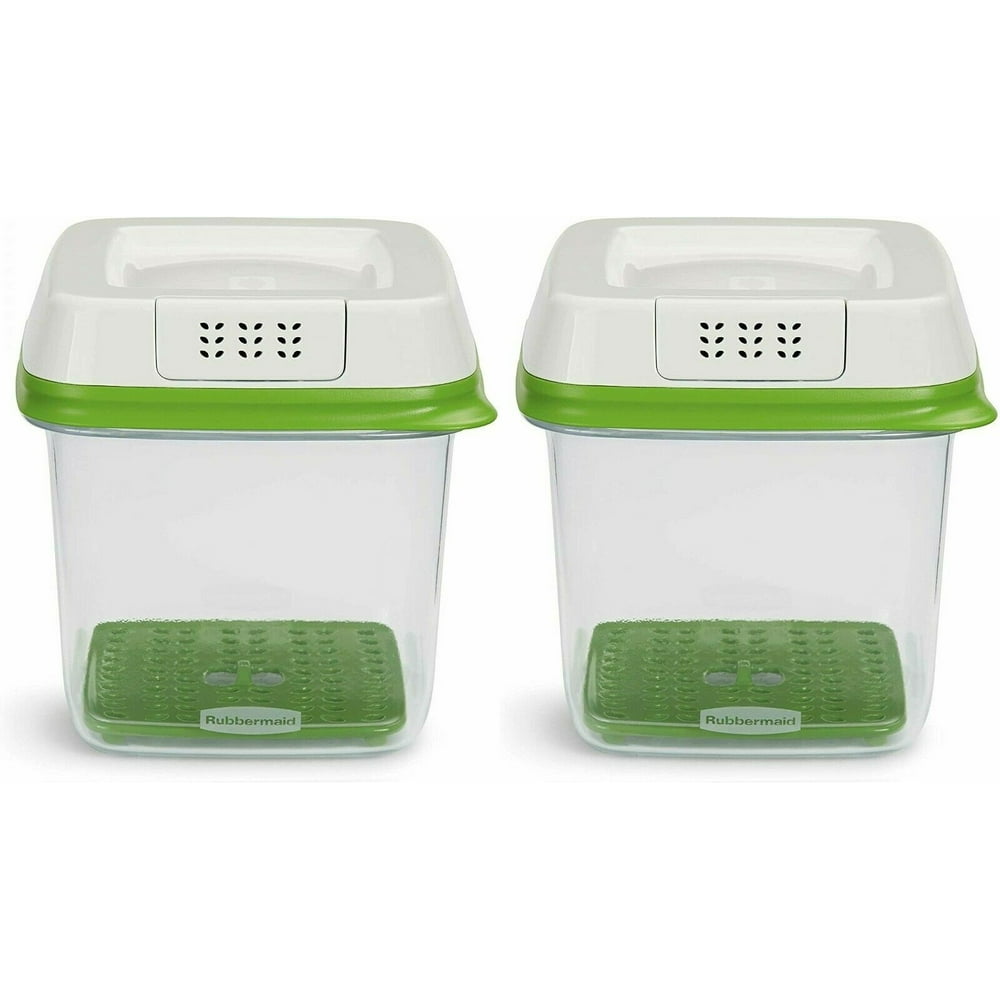 Rubbermaid FreshWorks Produce Saver Food Storage Container, Medium, 6.3