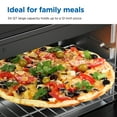 thumbnail image 6 of Mainstays XL Toaster Oven, 34QT, 6-Slice Family Size, Black, 1500W, New, 6 of 9