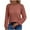 Watermelon Red, variant on Yievot Womens Long Sleeve Shirts Ribbed Knit Dressy Casual Tunic Tops Lightweight Sweaters Blouses Fall Clothes