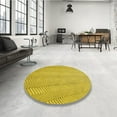 thumbnail image 4 of Ahgly Company Machine Washable Indoor Rectangle Transitional Golden Yellow Area Rugs, 2' x 4', 4 of 7