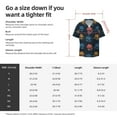 thumbnail image 5 of Susaid cartoon doodle octopus Print Men's Polo Shirts Button Down Short Sleeve Casual Summer Beach Vintage Shirts for Men-Large, 5 of 5