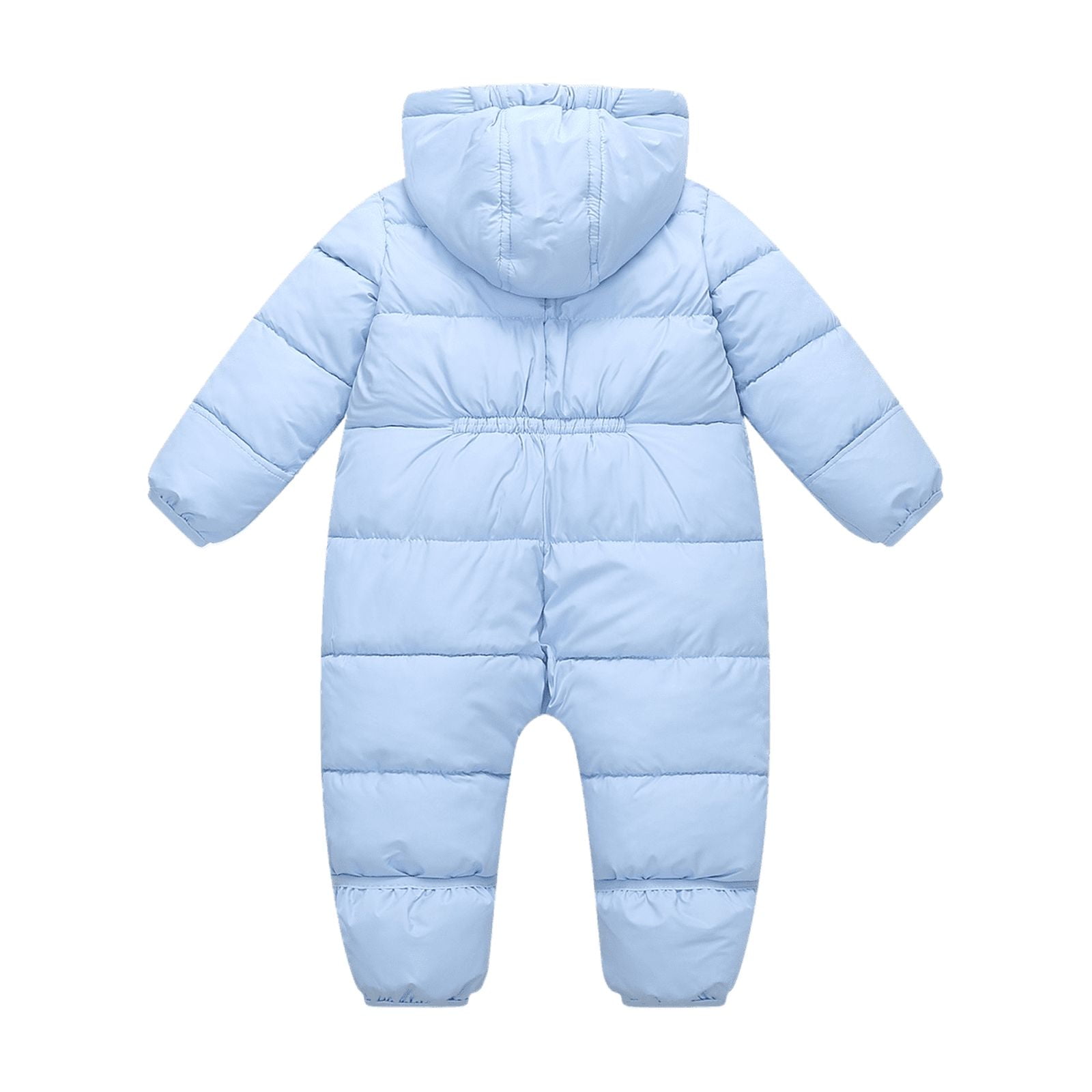 FYDUU Baby Snowsuit Winter Clothes Boys Girls Hooded Puffer Jacket Lined Thick Warm Romper Jumpsuit One Piece Coat 6-12 Months