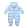 thumbnail image 3 of YAYUBA Toddler Snow Suit Baby Snowsuit Boy Winter Coat Girl Puffer Clohtes 0-2T, 3 of 5
