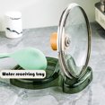thumbnail image 1 of Home Spatula Shelf,Kitchen Pot Lid Rack Kitchen Pot Lid Rack Spoon Rest Finely Tuned Performance, 1 of 8