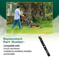 thumbnail image 4 of MO40B410 Lawn Mower Blade Compatible with Greenworks 14 inch Electric Mowers, Replaces C3208090-00 MO09B01 MO14B00, 2 Pack, 4 of 7