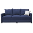 thumbnail image 1 of Sofa El Bazar Store Atlanta Lino Azul Marino 3 plazas Modular Moderno, 1 of 4