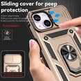 thumbnail image 5 of Estuche GANGXUN para iPhone 15 Plus, soporte giratorio 360°, estilo mecánico y magnético, 5 of 5