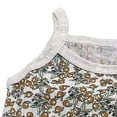 thumbnail image 4 of mgoYE Toddler Girl Clothes 3-4 Years Baby Girl Summer Clothes Cute Dress Smocked Sleeveless Tops Shorts Outfits Toddler Bloomers Princess Outfit Set Orange, 4 of 5