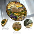 thumbnail image 2 of Customized Roman Italy Stained Glass Window Hanging, Custom Name Stained Glass Suncatcher for Women, Window Decor Perfect Home Décor, 2 of 6