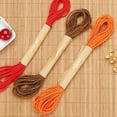 thumbnail image 2 of Langgg Color Hemp Rope Roll Making Tool 100 Cotton rope colorful twine macrame cord string thread Handmade String accessory DIY cord Royal blue 5mm x 10m 1Set, 2 of 6
