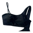 thumbnail image 3 of Traje de Baño Ocean Pacific para Mujer Tankini, Estilo Asimétrico, Tirante Ancho Negro Talla CH 2 Piezas, 3 of 4