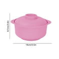 thumbnail image 3 of XYRSRUW Scald Bowl, Insulated Soup Bowl for Instant Noodles, Heat-Resistant Rice Bowl, Household Tableware for Students, 3 of 6