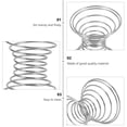 thumbnail image 4 of MasteelfCA 10 Pcs Boules à Ressort en Acier Inoxydable Boules de Mélange Pratiques pour Milkshake (Argent), 4 of 4