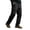 AS19-Black, variant on Mens Cargo Sweatpants Casual Loose Fit Stretch Drawstring Joggers Lightweight Hiking Workout Tactical Pants With Pockets Dark Gray S