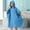 Sky Blue SB, variant on Xecvkr Kids Beach Changing Towel, Hooded Wetsuit Surf Robe with Pocket, Fast Dry Adjustable Sleeves, 9 Colors, 60x60cm