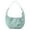 Cyan, variant on BadPiggies Women's Crescent Shoulder Bag Nylon Underarm Purse Casual Crossbody with Adjustable Strap (Black)